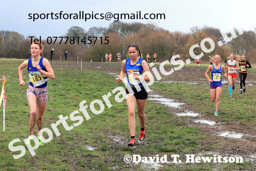Girls Under-15s 2025 Start Fitness NEHL, Wrekenton, Gateshead, Sunday, November 23rd. Photo: David T. Hewitson/Sports for All Pics
